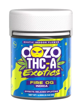 Fire OG DOZO THC-A Exotics Exotic Indoor Flower 4.2G