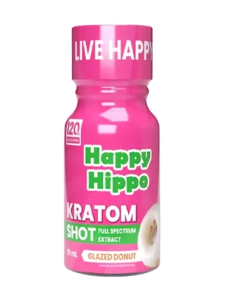 Glazed Donut Happy Hippo Full Spectrum Kratom Shot 10ml