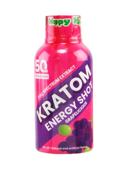 Grapelecious Happy Hippo Kratom Energy Shot 50mg