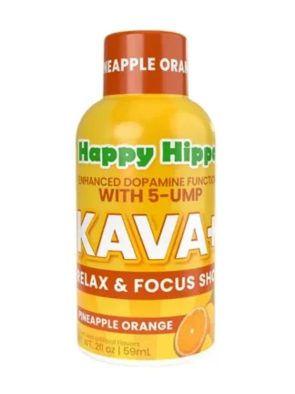 Happy Hippo NEW Kava+ Shot with 5-UMP Relax & Focus Kava Extract Shot