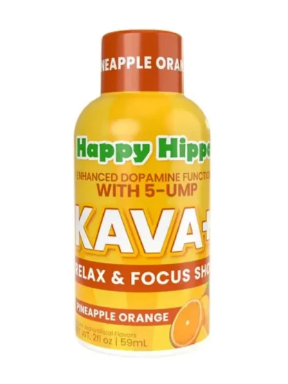 Happy Hippo NEW Kava+ Shot with 5-UMP Relax & Focus Kava Extract Shot