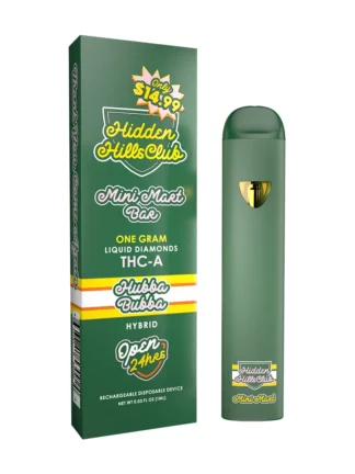 Hubba Bubba Hidden Hills Mini Mart Bar THC-A Rechargeable Disposable 1G