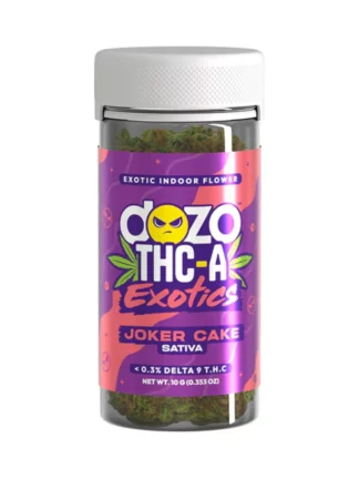 Joker Cake DOZO THC-A Exotics Exotic Indoor Flower