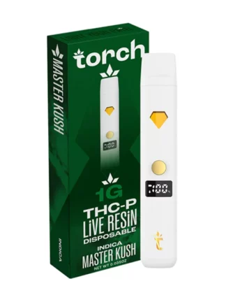 Master Kush Torch THC-P Live Resin Disposable 1G
