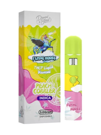 Peach Cobbler Flying Horse THC-P Liquid Diamond Disposable 3G
