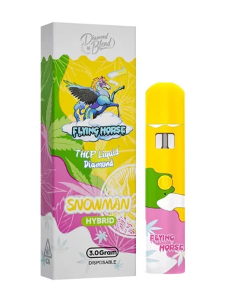 Snowman Flying Horse THC-P Liquid Diamond Disposable 3G