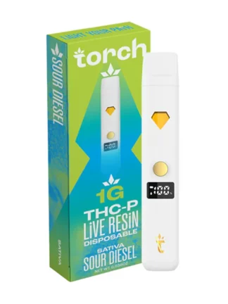 Sour Diesel Torch THC-P Live Resin Disposable 1G