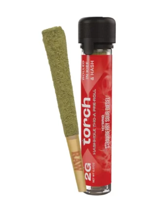 Strawberry Sour Diesel Torch Hashhole THC-A Pre-Rolls 2G