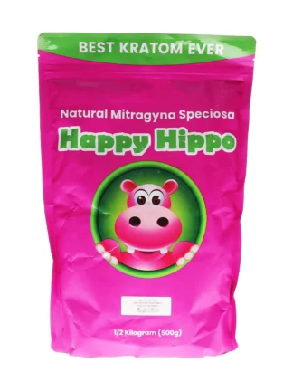 Happy Hippo I Super Green Borneo Kratom Powder 500g