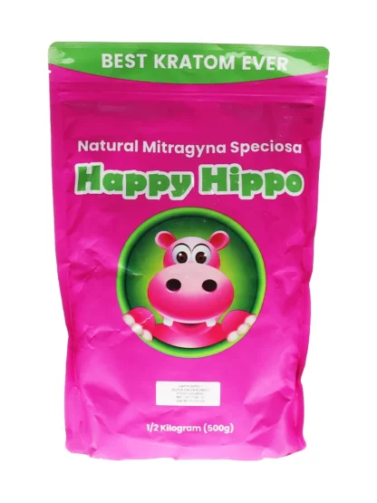 Happy Hippo I Super Green Borneo Kratom Powder 500g