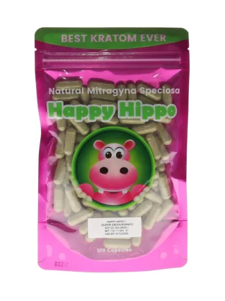 Happy Hippo I Super Green Borneo Capsules 100ct