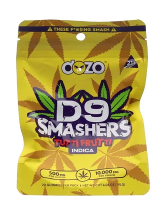 Tutti Frutti Dozo Delta 9 Smasher Gummies 20ct 10000MG