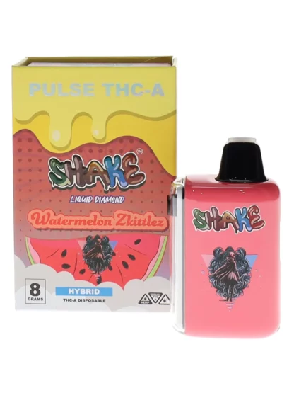 Watermelon Zkittlez Shake Pulse THC-A Liquid Diamonds Disposable 8G