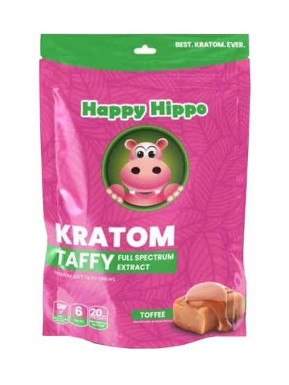Happy Hippo Kratom Extract Taffy Toffee 6pcs